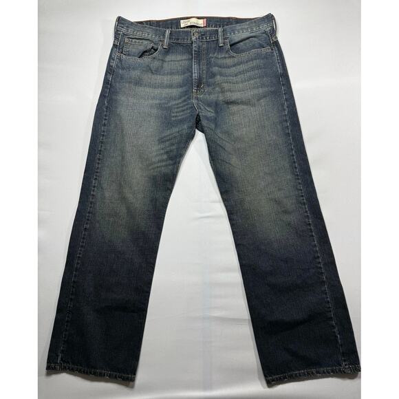 Levi's 569 Men's Loose Straight Fit Blue Denim Jeans - Size 38x32 (39x32) - Picture 1 of 5